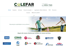 Tablet Screenshot of colefar.com.br